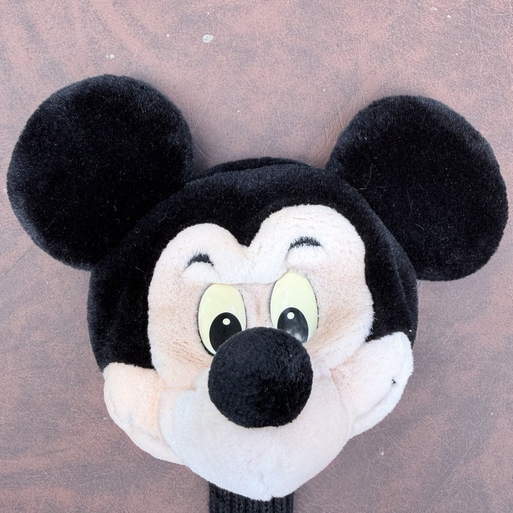 VTG Mickey Mouse Plush Golf Club Cover Disneyland Walt Disney World